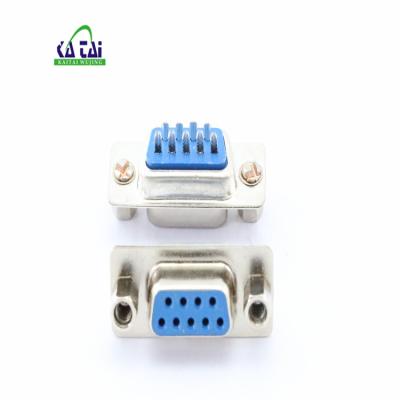 China D-sub 9pin female power connector rs232 DB9p female pulg for sale