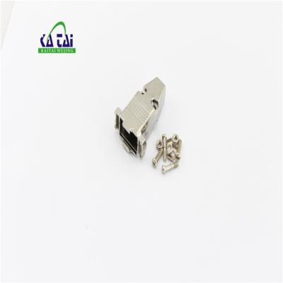 China Microwave 9p D-Sub Metal Cover RS232 Connector RS232 Connector Dust Cover db9 db15 db15 db37 Metal Shell for sale