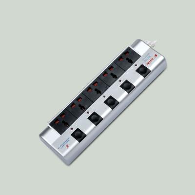 China Convenient Security 5 Strip Extension Multi Switch Sockets Multi Socket Adapter Multi Socket With Switches for sale