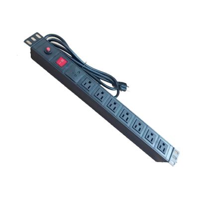 China Industry Electric Power Transmission Factory Supply Shocket Germany 8 PDU 20 Way Switch PDU Direct Plug for sale