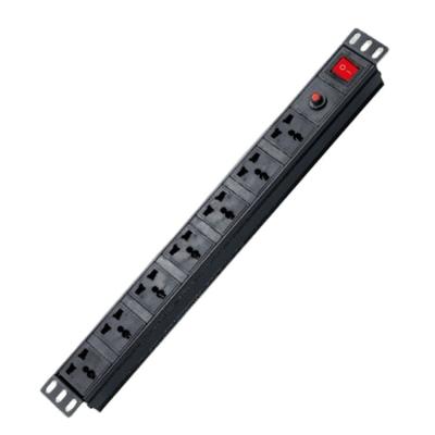 China Overload Protection Factory Price Universal Standard Socket 7 Way Automatic Transfer Switch Rack PDU 19 Cheap for sale