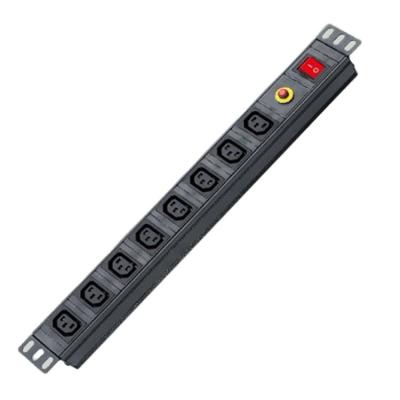 China Universal Standard Overload Protection Factory Price Socket Power IP Based Switch PDU Rack Mount 8 Port PDU for sale