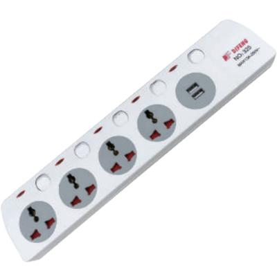 China 2020 Hot Selling Modern Simple 4 Way Switch Socket Electrical Outlet Extension Sockets With USB Port for sale