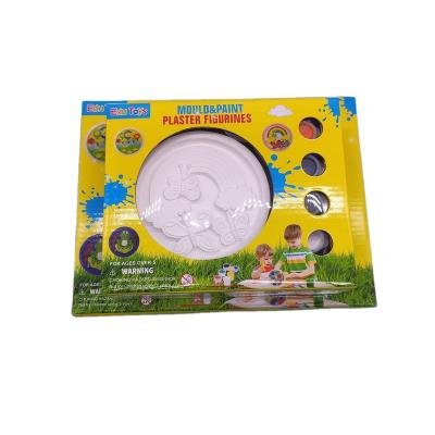 China DIY paiting for rainbow handmade educational model children's Diy Toy Plaster Painting coloring plaster painting creative production for kids for sale