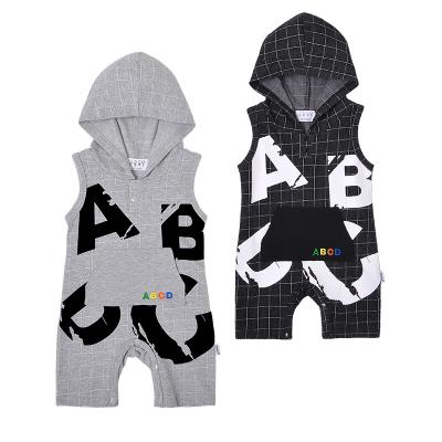 China New Styles Sheath Embroidery Pattern Toddler&Baby Boys Romper With Soft Hooded for sale