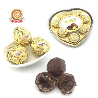 China New 8pcs Candy 8pcs Gold Halal Chocolate Ball Crunchy Ball BALL for sale