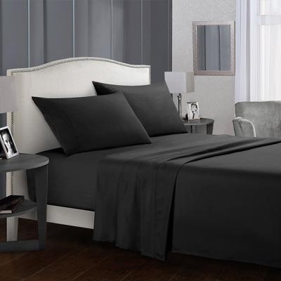 China Wholesale Anti-static Luxury High Quality Online Polyester King Sheet Bedding Set for sale