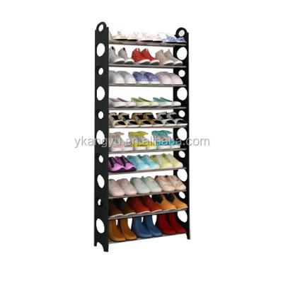 China (Size) Home Products Adjustable Hot Selling Plastic Furniture Folding Shoe Rack for sale