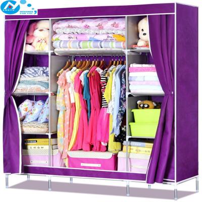 China Foldable Strong Baby Wardrobe Living Room Bed Plastic DIY Foldable Room for sale