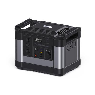 China Type C 220v Portable Solar Power Station Lithium Power Station Portable Generator for sale