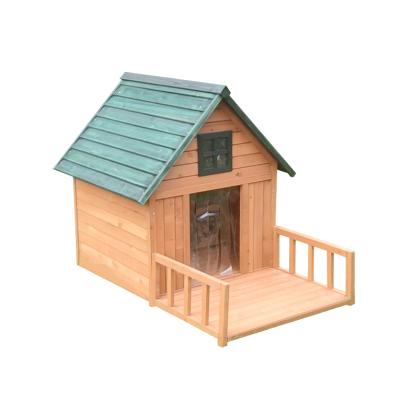 China Sustainable Wooden Outdoor Kennel Waterproof Kennel Cages Portable Pet Houses for sale