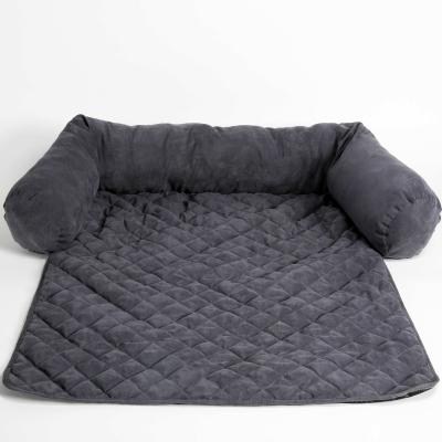 China Breathable Furniture Protector With Bolster Plush New Design Dog Sofa Cover Beds for sale