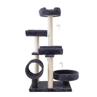 China Cat Tree Condo Scratching Post Cozy Viable Multi-Level Cat Tree Condo Furniture for sale