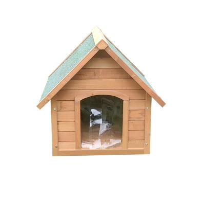 China Viable Hot Sale Waterproof Fir Wooden Kennel Outdoor Kennel Cage for sale