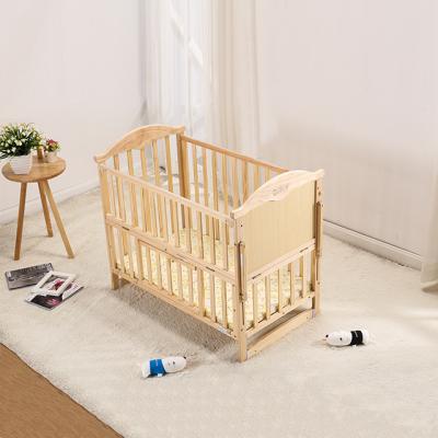 China Foding 4 in 1 Wooden Baby Furniture Swing Toddler Bed with Luxury Bedding Sets Baby Cradle for sale