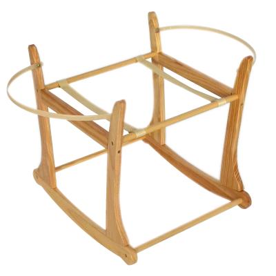 China Handy Moses Basket Tilting Wooden Stand for sale