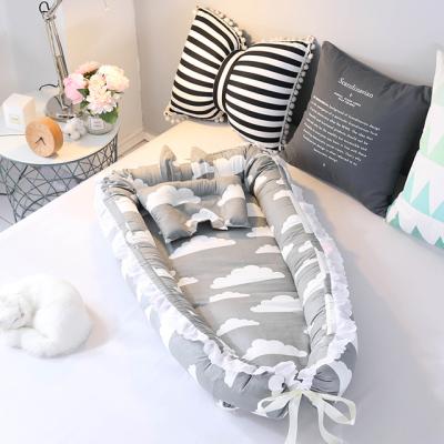 China New Design Eco-friendly 100% and Durable Infant Cotton Baby Cuddle Nest Bed for Newborn Babies for sale