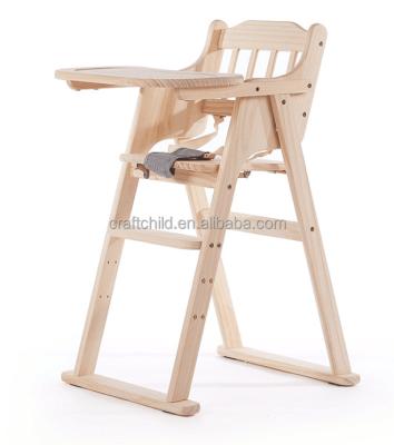 China Eco-friendly Universal Wooden Baby Eating Chair , High Baby Eating Chair / Folding High Baby Eating Chair for sale