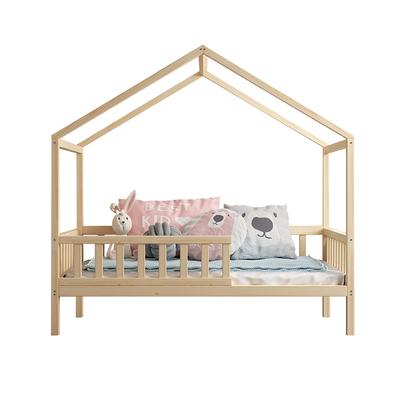 China (Other)Wholesale Sales Pine Wood Toddler Montessori Toddler Bed Wooden View Toddler Room Adjustable Bed for sale