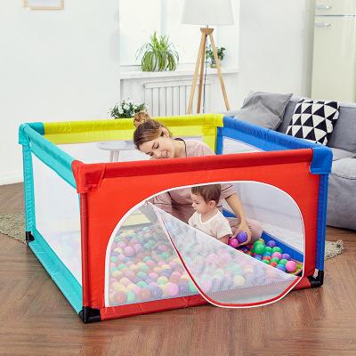 China Adjustable/Foldable Mesh Large Play Yard For Babies Portable Baby Playpen for sale