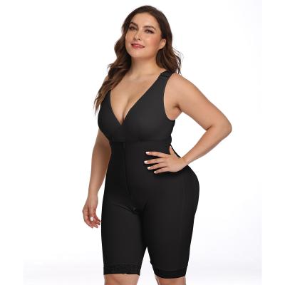 China Dimension Seamless BodyShaper LOGO Shapewear Women Custom Lager Breathable High Compression Body Shaper CJ01 Full Size for sale