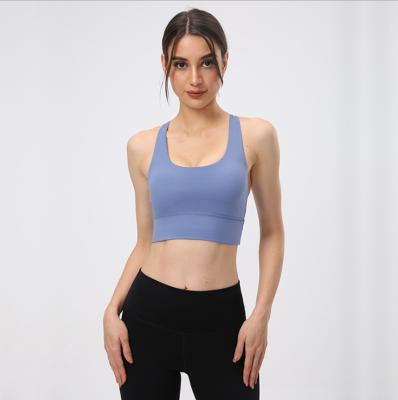 China Breathable Sports Bra Women Yoga Bra Workout Shockproof Back Fitness Beautiful Running Sporty Yoga Tops for sale