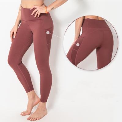 China High Quality Breathable Workout Leggings Women Tight Sport Pants Fitness Yoga Pants With Pocket for sale