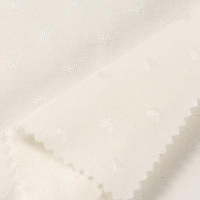 China Sustainable Soft Organic Cotton Polyester Twill Jersey Jacquard Knit Fabric For Garments for sale