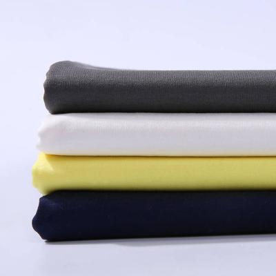 China High quality anti-static double knitted mercerized cotton fabric 100% cotton stocklot for sale