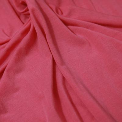 China Stretch 80s knitted plain 6% 94% modal spandex tank top fabric for vest shirt in stock for sale