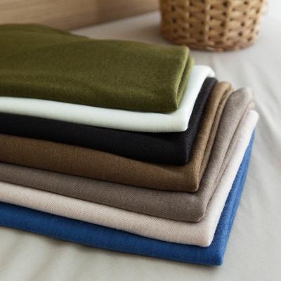 China Anti-Mildew See Plain Dyed 100% Acrylic Knitted Fabric For Cardigan Scarf for sale