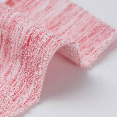 China Beautiful 90% cotton 10% pastel color antistatic polyester knitted jersey fabric for garment for sale