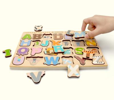 China 2018 Korea Kids Intelligence Wooden Animal Magnetic Jigsaw Game Developing Educational Brain Teaser Toys For Children WPT006 for sale