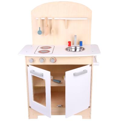 China Pretend And Playing For Child 2021 Zhejiang Child Kitchen Wooden Toy Play Set For The Children Pretend Educational Game Toys WKT004 for sale