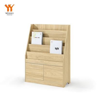 China Other Wooden Magazine Rack Book Case Shelf for sale