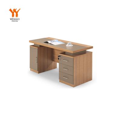 China High quality hot sale melamine luxury L-shape executive desk for sale