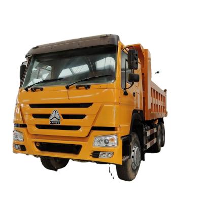 China Original 6x4 metal bucket dump truck 371 hp 375 hp Euro2 LHD used howo trucks for sale Ghana for sale