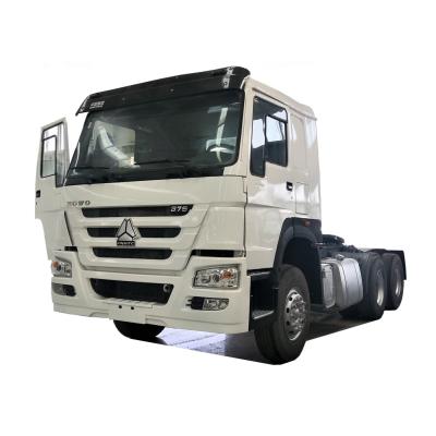 China Low Price Sinotruck 6X4 6x2 6x6 Howo Used Tractor Truck 336 371 420 Hp 6800x2490x3668mm Trailer Truck Head for sale