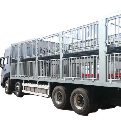 China Truck Trailer 3 Axle Utility Animal Transport Fence Cargo Semi Trailer for sale