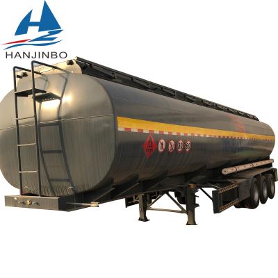 China Carbon steel 3 axles oil tank trailer 40000 liters 45000 liters 50000 liters fuel tank semi trailer for sale for sale