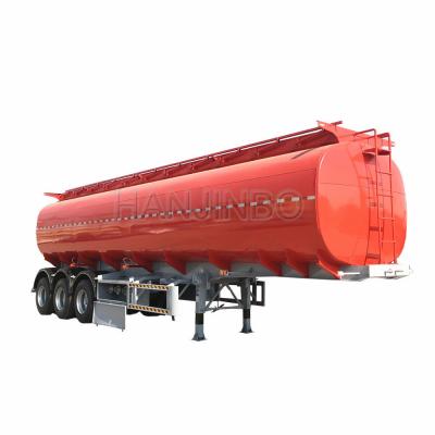 China Carbon steel 3 axles oil tank trailer 40000 liters 45000 liters 50000 liters fuel tank semi trailer for sale for sale