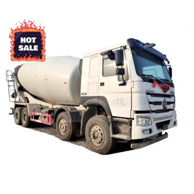 China Building material stores used 1 yard price high quality concrete mixer machine 10L12L sinotruk howo truck for sale