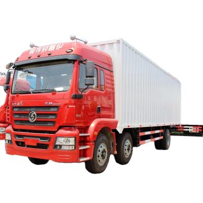 China Shacman used cargo trucks 245HP 6X2 9.5m cargo box for sale with good price 8400*2550*3450 for sale