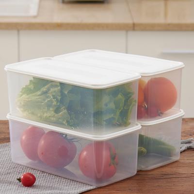 China Freshness Preservation Best Selling Clear Reusable Kitchen Storage Box Wholesale BPA Free Airtight Plastic Food Container for sale