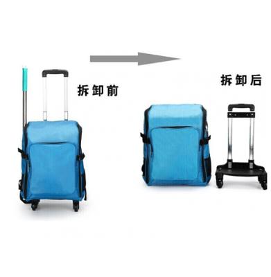 China Heavy Duty Canvas Electric Backpack For Household Cleaning Tool Bag Kit With Wheels Customized for sale