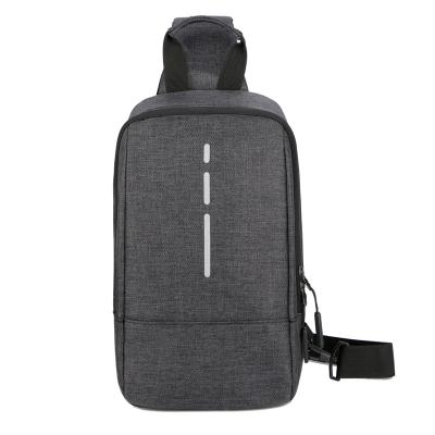 China Custom Waterproof OEM Logo Travel Pocket Sling Crossbody Chest Shoulder Bag for sale