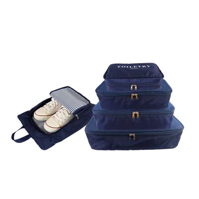 China High Quality& High Quality Waterproof Tote Cubes Storage Bag Set Of 5 Pcs Travel Luggage Tote Organizers for sale