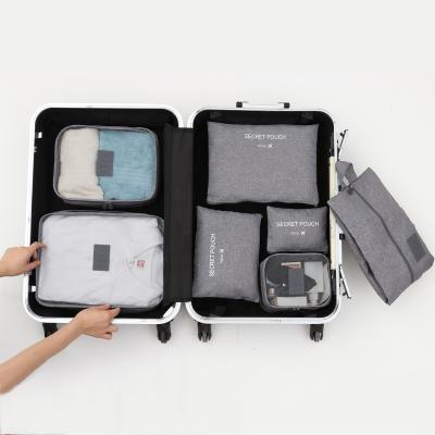 China Fashion Tote Cubes Squeeze For Luggage Clothes Travel Storage Bag Organizer Pouch Portable Duffle Bags for sale