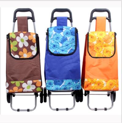 China Canvas Foldable Custom Shopping Cart Bags Manufacturers for sale