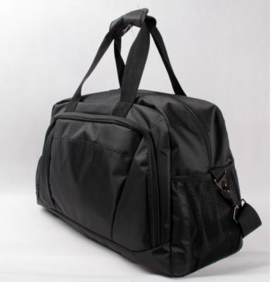 China Portable Black Duffel Bag With Shoes Tote Gym Some Bags Custom Man Fabric For Sports Bags for sale